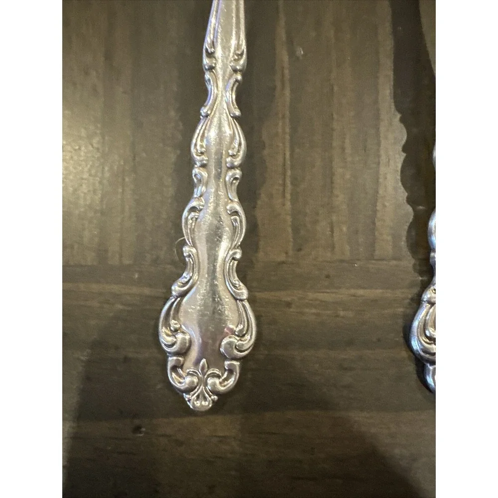3 Pcs Oneida‎ Community Modern Baroque Silverplate teaspoons